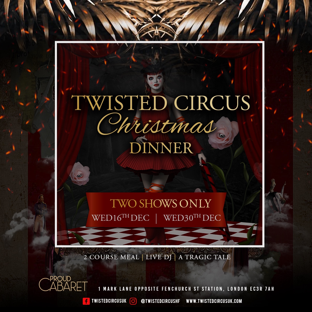Twisted Circus Christmas Dinner