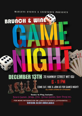 'Brunch & Wine' GAME NIGHT