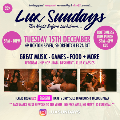 Lux Sundays 15th December 2020