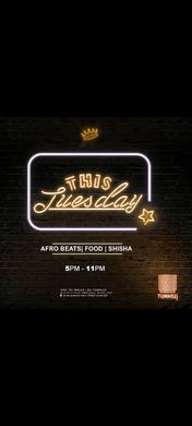 Tuesday:  Chops : Shisha : Music