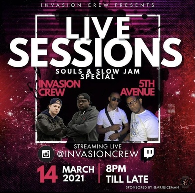 Invasion Crew Lockdown Live Sessions