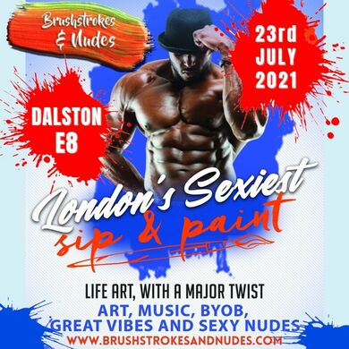 Brushstrokes and Nudes Sip & Paint