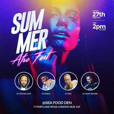 SUMMER AFROFEST(DAY PARTY)