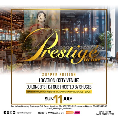 PRESTIGE BY DAY (SUPPER EDITION)