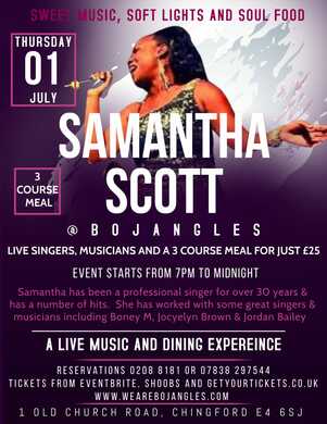 Bojangles Presents An Exclusive Dining Experience With Live Music In Chingford This July!