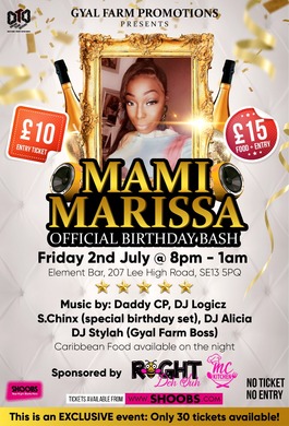 Mami Marissa Official Birthday Bash