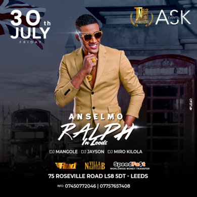 Anselmo Ralph in Leeds