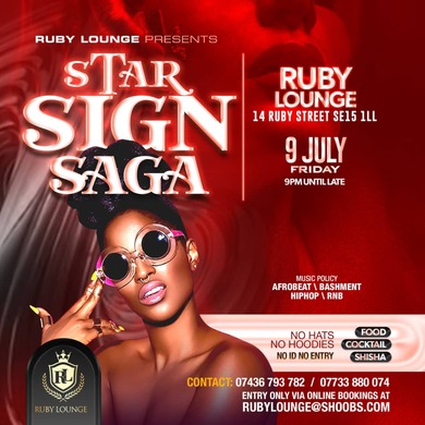 Ruby Lounge Fridays - Cocktail Bar