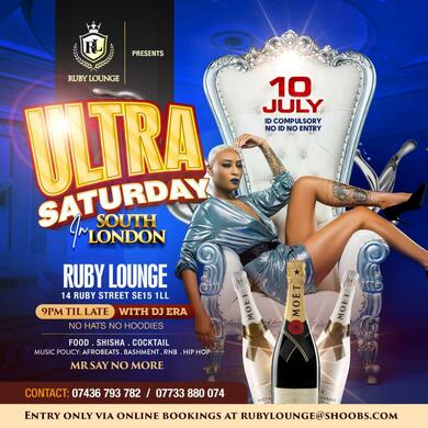 Ruby Lounge Saturdays - Cocktail Bar