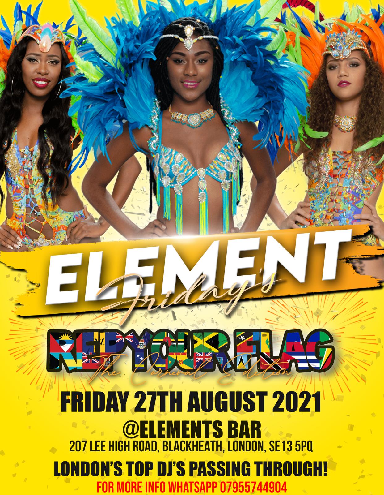 ELEMENT FRIDAYS / CARNIVAL SPECIAL