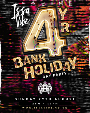 Issa Vibe Bank Holiday Day Party at Ministry of Sound