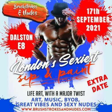 Brushstrokes and Nudes Sip & Paint