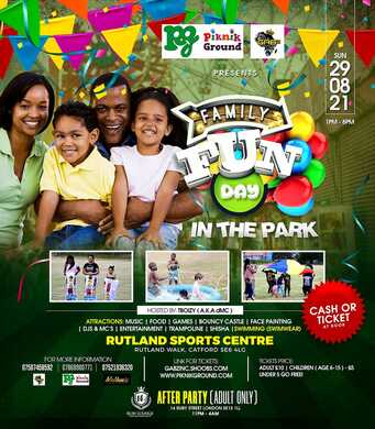FAMILY FUNDAY IN THE PARK | SUNDAY AUGUST 29th | Rutland walk Catford 