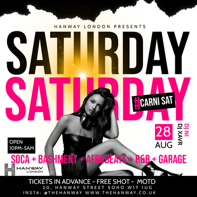 Carnival Saturday Vibes