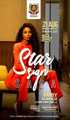 Ruby Lounge Saturdays - Cocktail Bar