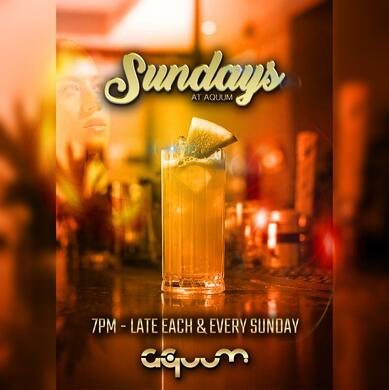 SUNDAYS AT AQUUM