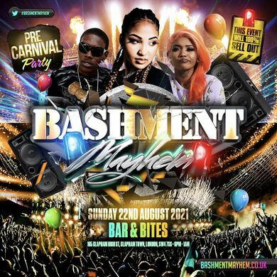 Bashment Mayhem - Carnival Pre Party