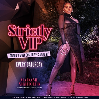 STRICTLY VIP - Hip Hop x Afrobeats x Bashment  