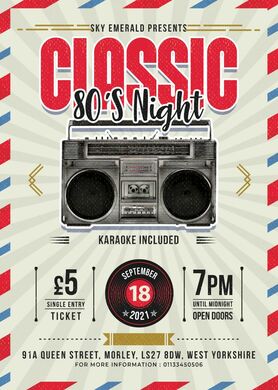 Classic 80's Night [🎤Karaoke 🎤 ]