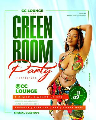 THE GREEN ROOM PARTY 💚🍾