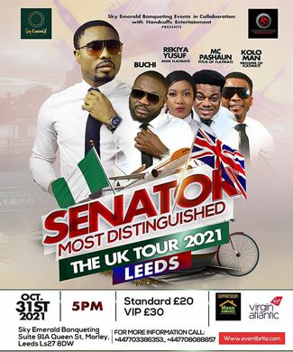 SENATOR MOST DISTINGUISED UK Tour 