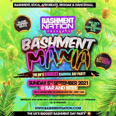 Bashment Mania - London Summer Closing Party