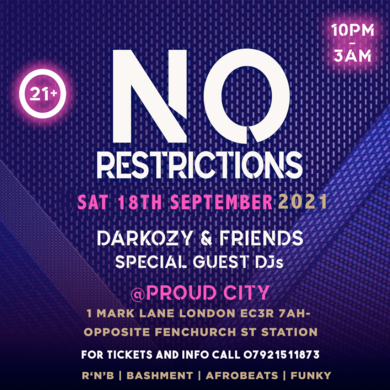 ALL BLACK PARTY - No Restrictions! - 