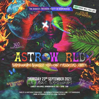 ASTROWORLD - Birmingham's Biggest Hip-Hop Party