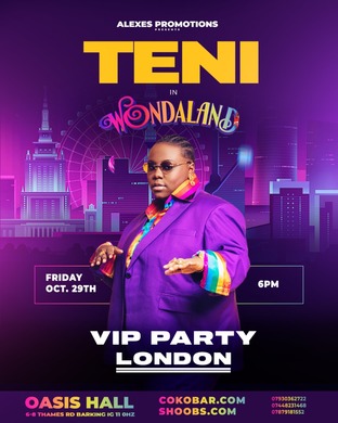 A NIGHT WITH TENI IN LONDON  