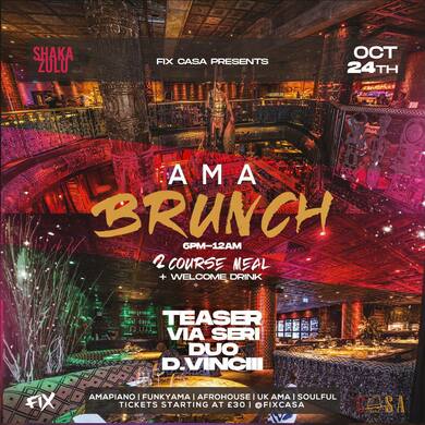 AMA Brunch | Amapiano Deep + Soulful House