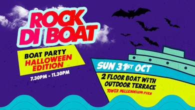 ROCK DI BOAT (Reggae Brunch) - HALLOWEEN Boat Party 31ST OCTOBER 2021