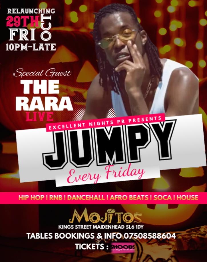 JUMPY (JUMPY FRIDAYS RE-LAUNCH)