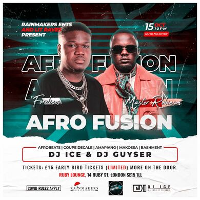 Ruby Lounge Fridays - Afro Fusion