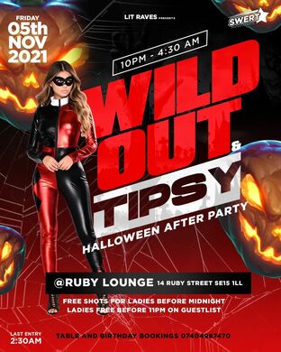 Ruby Lounge Fridays - Wild Out Tipsy