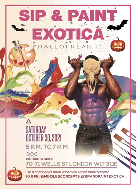 Sip & Paint Exotica “HalloFreak 1”