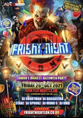 Fright Night LONDON Biggest Halloween 🎃 Party  2