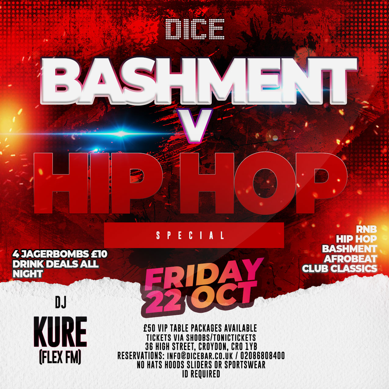 Bashment v Hip Hop
