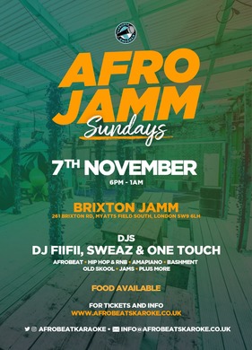 AFRO JAMM SUNDAYS