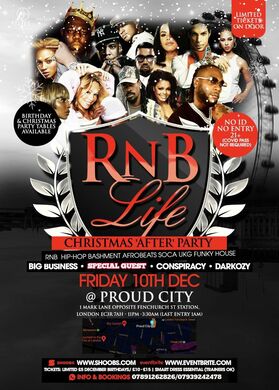 RNB LIFE  (CONCERT CHRISTMAS 'AFTER' PARTY)