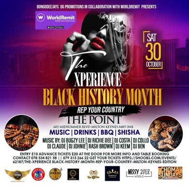 THE XPERIENCE BLACK HISTORY MONTH REP YOUR COUNTRY MILTON KEYNES  EDITION