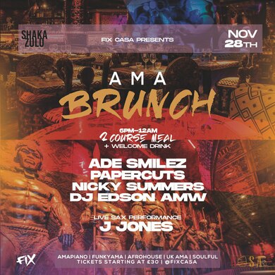 AMA Brunch | Amapiano Soulful + Afro House