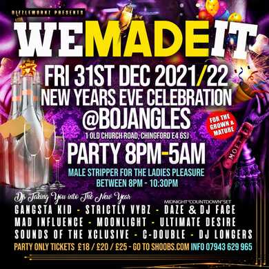 WE MADE IT New Years Eve Party