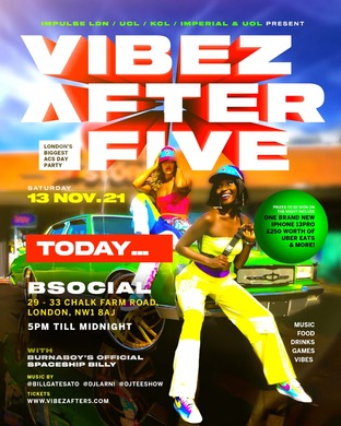 "Vybez After 5" Londons biggest ACS Day Party!