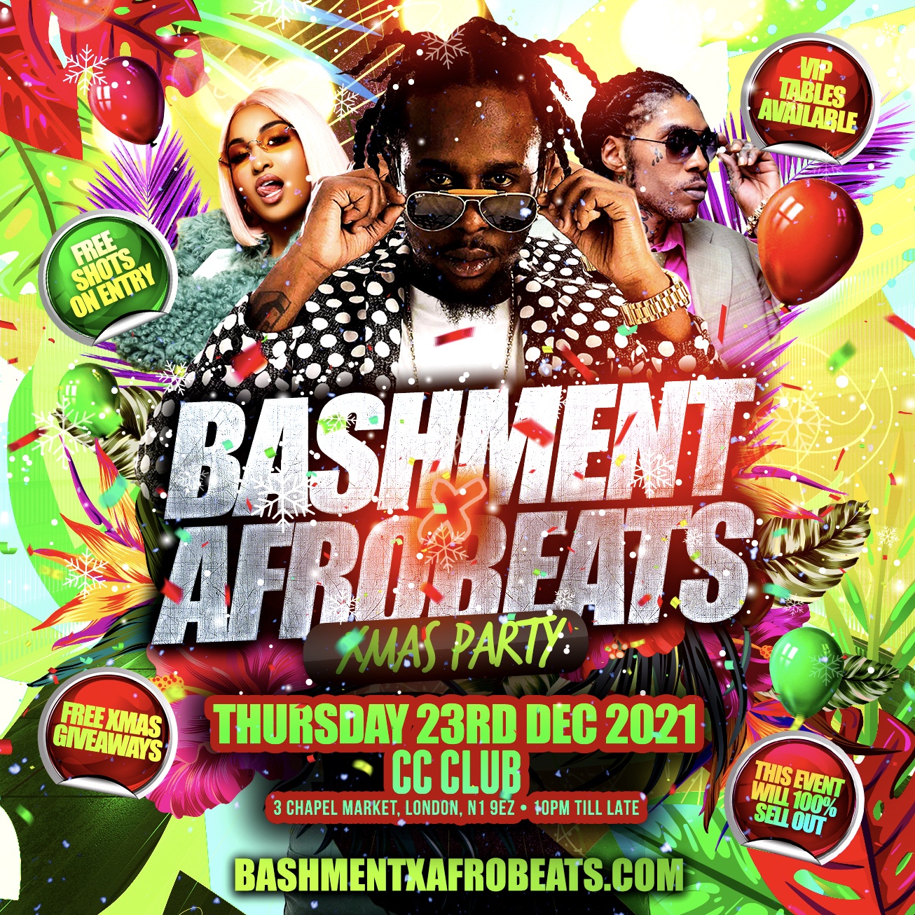 Bashment X Afrobeats - Shoreditch XMAS Party