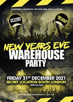 New Years Eve Warehouse Party
