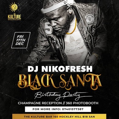 BlackSanta Superstar DJ Nikofresh Birthday Party