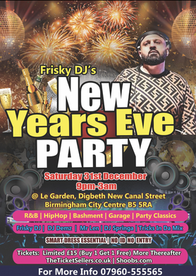 Frisky DJs New Years Eve Party