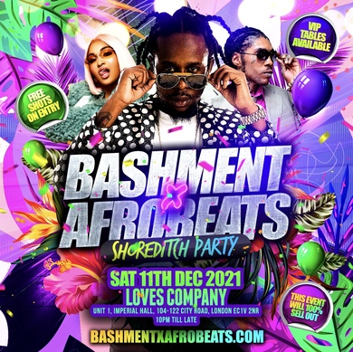 Bashment X Afrobeats Shoreditch Party
