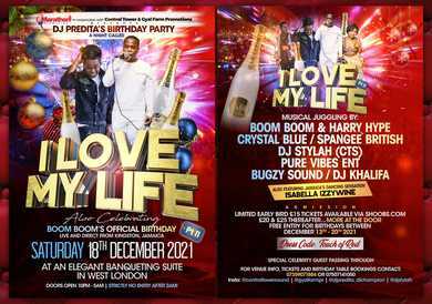 I LOVE MY LIFE ft.BOOM BOOM,CHRIS DYMOND,QUEENIE,DOWEY LIVE FR JAMAICA