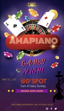 AMAPIANO & GAMES NIGHT 